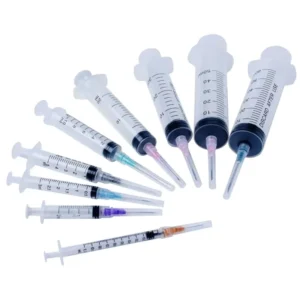 Disposable Plastic Syringe with Needles Sterile Injector Individually Packaged 1ML 3ML 5ML 10ML 20ML
