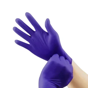 Disposable Powder Free Nitrile Gloves Tattoo Violet Wash Gloves Anti Slip Function Disposable Powder Free Nitrile Gloves