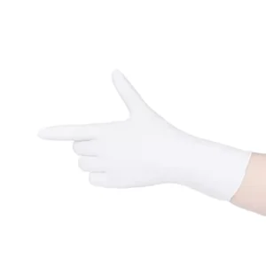 Disposable Safety Medical Nitrile Gloves Ambidextrous 9 Inch Textured Surface SGS Certified Resistance Hydrochloric