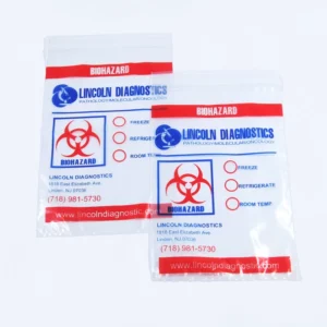 Disposable Safety Medical Waste Packaging Bags Sterilizer Sterilization Pouch Biohazard Specimen Transport Bags for Hospital Use