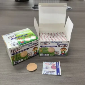 Disposable Safety PVC and PE Material Band Aid Round Wound Plaster Strip Adhesive Bandage and Wound Plaster