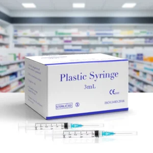 Disposable Safety Veterinary Syringe 3ml Luer Lock 23G25mm for Animal Use