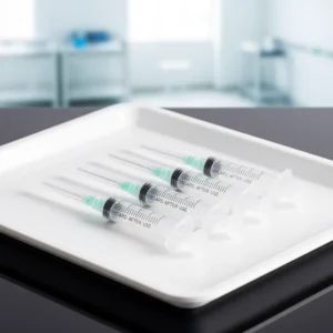 Disposable Safety Veterinary Syringes Needles for Cattle Dogs Horses Multi Size Options Clear Graduations Medical Grade PP