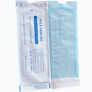 Disposable Self Sealing High Temperature Sterilization Pouches Full Size 90x260mm CE Certified Class II for Dental Hospital