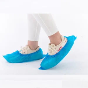 Disposable Shoe Cover Non Woven Medical PP Shoe Over PE CPE Cover Boot Cover Factory Non slip