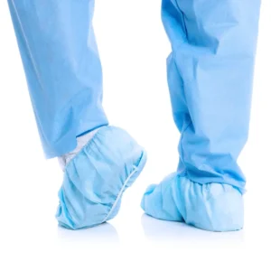 Disposable Shoe Covers Non Woven Overshoe Non slip Shoe Cover Blue Dust Proof Printed Shoe Cap