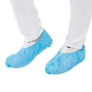 Disposable Shoe Covers for Medical & Food Industry Comfortable Overshoes with Nonwoven Material