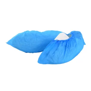 Disposable Shoe Over CPE Boot Cover Snap Closure Composite Toe Non slip Factory