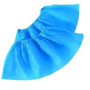 Disposable Shoes Cover Nonslip or Slip Non Woven CPE Medical Shoe Covers for Dental Use and Oral Care