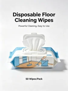 Disposable Solid Kitchen Cleaning Wipes for Flooring