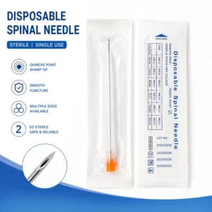 Disposable Spinal Anesthesia Needle 18G 27G Quincke Pencil Tip Custom Length Available