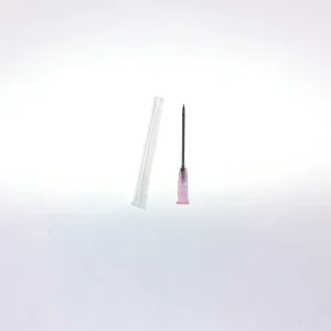 Disposable Stainless Steel Mixing Needle with Syringe for Medical Use Side Hole Design