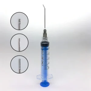 Disposable Stainless Steel & Plastic Dental Irrigation Needle Endo Half Open Tip