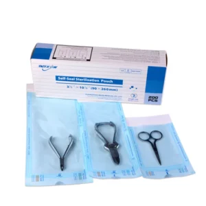 Disposable Steam or EO Sterilization Packaging Bag Self Sealing Type and Machine Free Medical Grade Dialysis Paper Plastic Bag