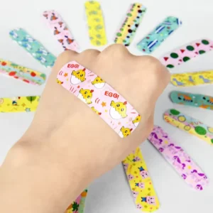 Disposable Sterile Breathable Wound First Aid Bandage Difference Size Elastic Fabric PE Self-Adhesive Bandage Multiple Band Aids