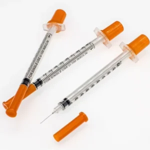 Disposable Sterile Insulin Syringe U-100 with 30G 31G Needle for Veterinary Use