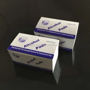 Disposable Sterile Non Woven Alcohol Pads for Permanent Makeup Eyebrow Shaping & Microblading Marker Cleaning