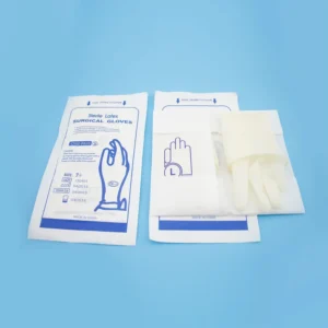 Disposable Sterile Surgical Gloves Safety Feature for Dental Clinics Hospitals Surgical Operation Gloves Sterilized for Clinics
