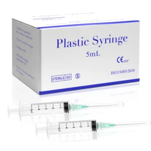 Disposable Sterile Veterinary Insulin Syringe 5ml Safety Animal Use