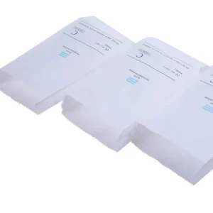 Disposable Sterilization Gusseted Paper Pouch Customized White Adults Medical Consumables CE Approval Airline Gusseted