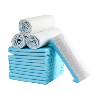 Disposable Super Absorbent Blue Underpads for Adults Waterproof 80×130 Bed Mattress Pee Pads Fluff Pulp Incontinence