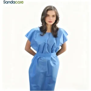 Disposable Surgical Scrub Suit for Doctors Nurses Patients Breathable Nonwoven Hospital Medical Protective Clothes