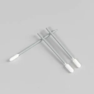 Disposable Swab Grey Stick with Sterile Head Sponge Foam Polypropylene Handle Customizable Length Medical Consumables