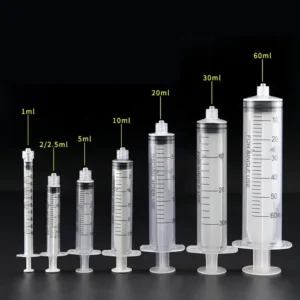 Disposable Syringe 1cc 2cc 3cc 5cc 10cc 20cc 50cc 60cc Luer Lock Syringe for Perfume Dispense Feeding Glue Dispense