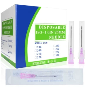 Disposable Syringe Needles 16G 18G 21G 23G 25G 27G 30G 32G 0.45mm 1.2mm Sterile Needles for Insulin Vaccine Lab Use
