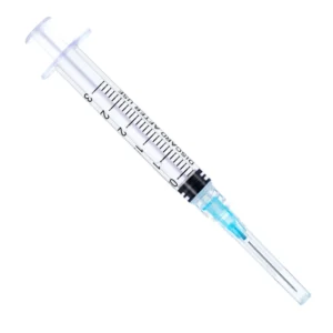 Disposable Syringes with Needles for Veterinary Use Available in Multiple Sizes with Clear and Precise Graduations