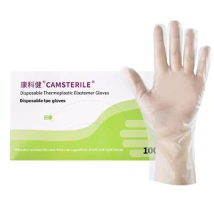 Disposable TPE Gloves Wear Resistant Thickened Safety Protective Waterproof Latex free Powder free Outdoor Use