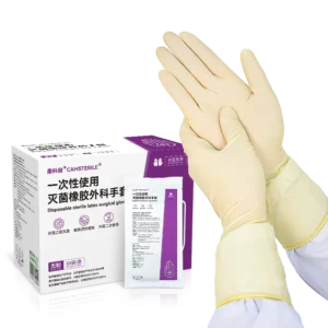 Disposable Textured Anti Slip Surgeon Gloves General Purpose Powder Free Silicone Free Latex 30cm