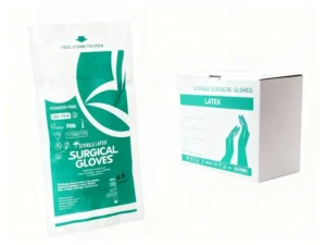 Disposable Textured Anti Slip Surgeon Gloves Professional Medical Healthcare Anti Chemical Anti Smash Latex Powder Free
