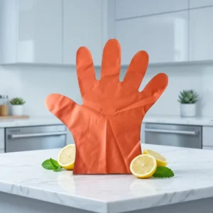 Disposable Thick TPE Waterproof Soft Food Grade Gloves for Food Processing & Daily Cleaning Eco-Friendly Material 100 Pieces/Box