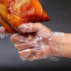 Disposable Thick Waterproof Kitchen Gloves Durable Oil Resistant Food Grade LDPE for Cooking Cleaning & Housework