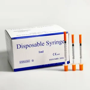 Disposable Ultra Thin 29G 30G 31G Insulin Syringes 0.3ml 0.5ml 1ml Sterile Painless Injection 100pcs box