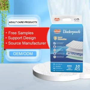Disposable Underpad Manufacturers Absorbent Under Pad Adult Bed Printed Incontinence Underpads 60×90