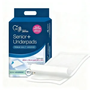 Disposable Underpads 60×90 cm High Absorbent Japan SAP 5-Ply