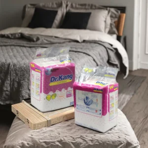 Disposable Unisex Adult Diaper M L Size Breathable Incontinence Pad Printed Feature Made From Non Woven Fabric