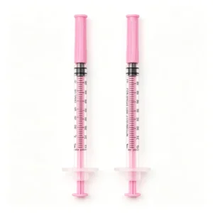 Disposable Veterinary Insulin Syringe 31g 50 Units 6mm Thin Needle Smooth Plunger 1ml 0.3ml 29G 30G 31G Pink Insulin Syringe