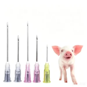 Disposable Veterinary Needle Plastic Hub Livestock Injection Needle for Pig Cattle Sheep Poultry Vaccine Use