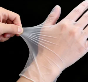 Disposable Vinyl Gloves Transparent Food Grade Multi purpose Protective Latex free Silicone free Powder free