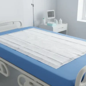 Disposable Waterproof Fluff Pulp 5 Ply Bed Sheet for Medical Use Surgical Kits Hospital Bed Pads Spunlace