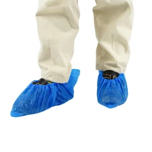 Disposable Waterproof Hospital Shoe Cover PE Shoe Cover Factory Direct Produce Supply Plastic CE EO Blue Shoe Cover Non Woven