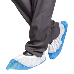 Disposable Waterproof PP+PE Film Isolation Shoe Cover Polypropylene Shoe Covers for Women Men Medical Cap Shoe Cover