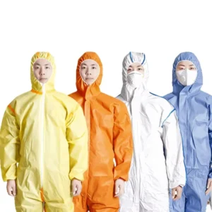 Disposable Work Suits Biohazard Laboratory Workwear for Chemical Protection Disposable Coverall Clothing