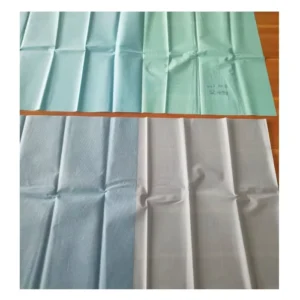 Disposables Cosmetic Transfer Bed Sheet Cover Material White Blue Pink PP Laminated PE Film for Beautiful spa