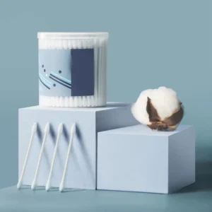 Double Headed Cotton Swabs Dual Purpose Paper Shaft Cotton Swabs for Girls Makeup Makeup Removal and Baby Gentle Daily Care