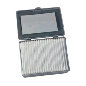 Double Headed Disposable Cotton Swabs Soft Cotton Buds with Flexible Paper Sticks for Baby Care