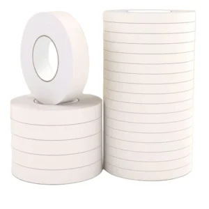 Double Sided Coated Tissue Adhesive Packing Tape Nonwoven Paper Pre Cut Strong Sticky Thin Self Adhesive Roll Waterproof High